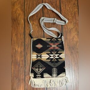 Handcrafted Aztec Crossbody Purse